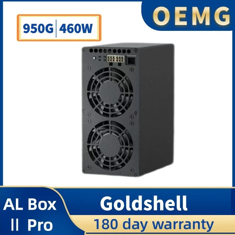 

Новый Goldshell коробка AL Ⅱ Pro 950GH Hashrate 460W мощный компьютер ALPH, алгоритм Блейка 3, Тихая майнинговая машина