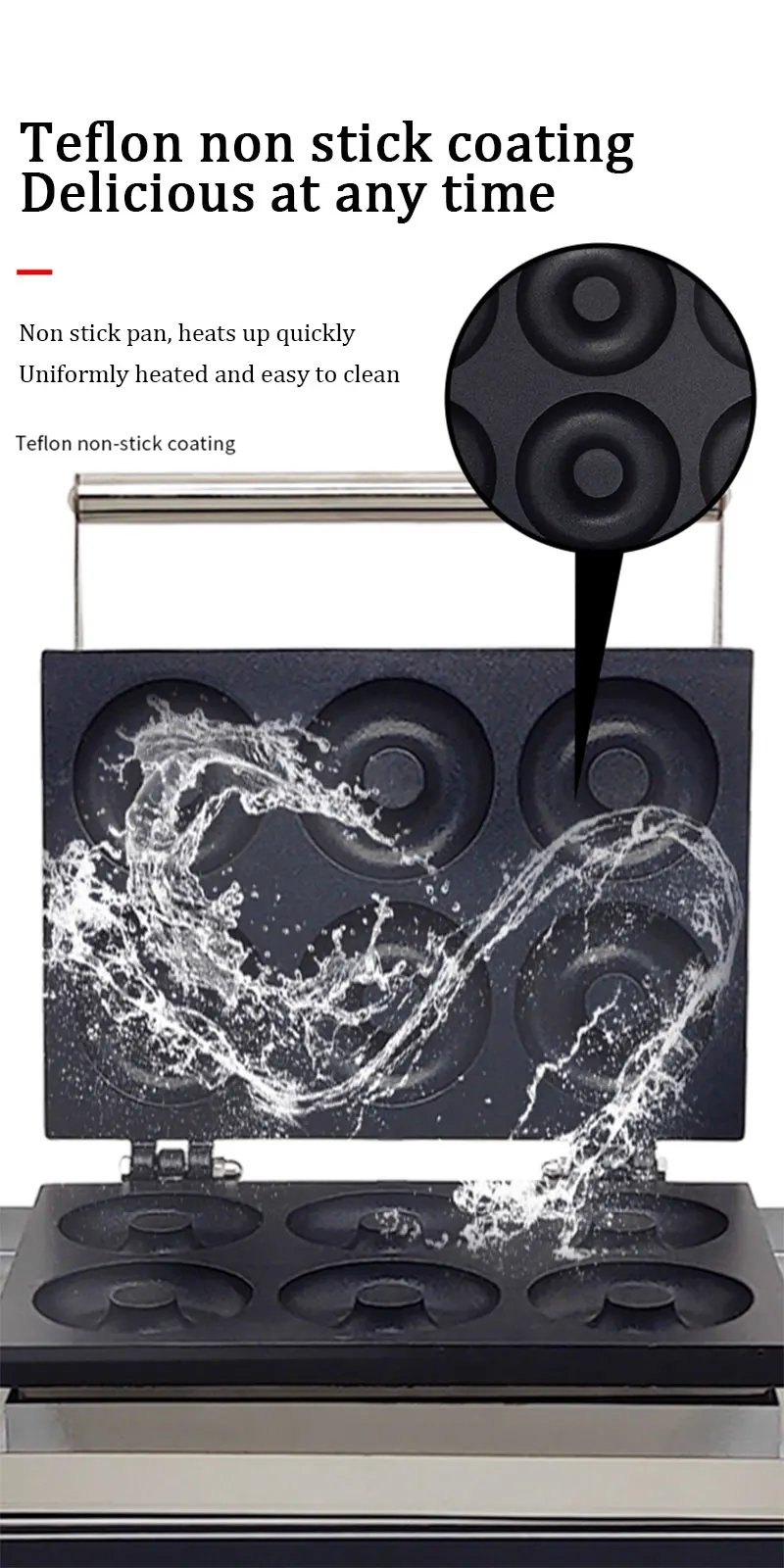 

High Quality Multi-Function Electric Donuts Maker Household Commercial 5 Grids