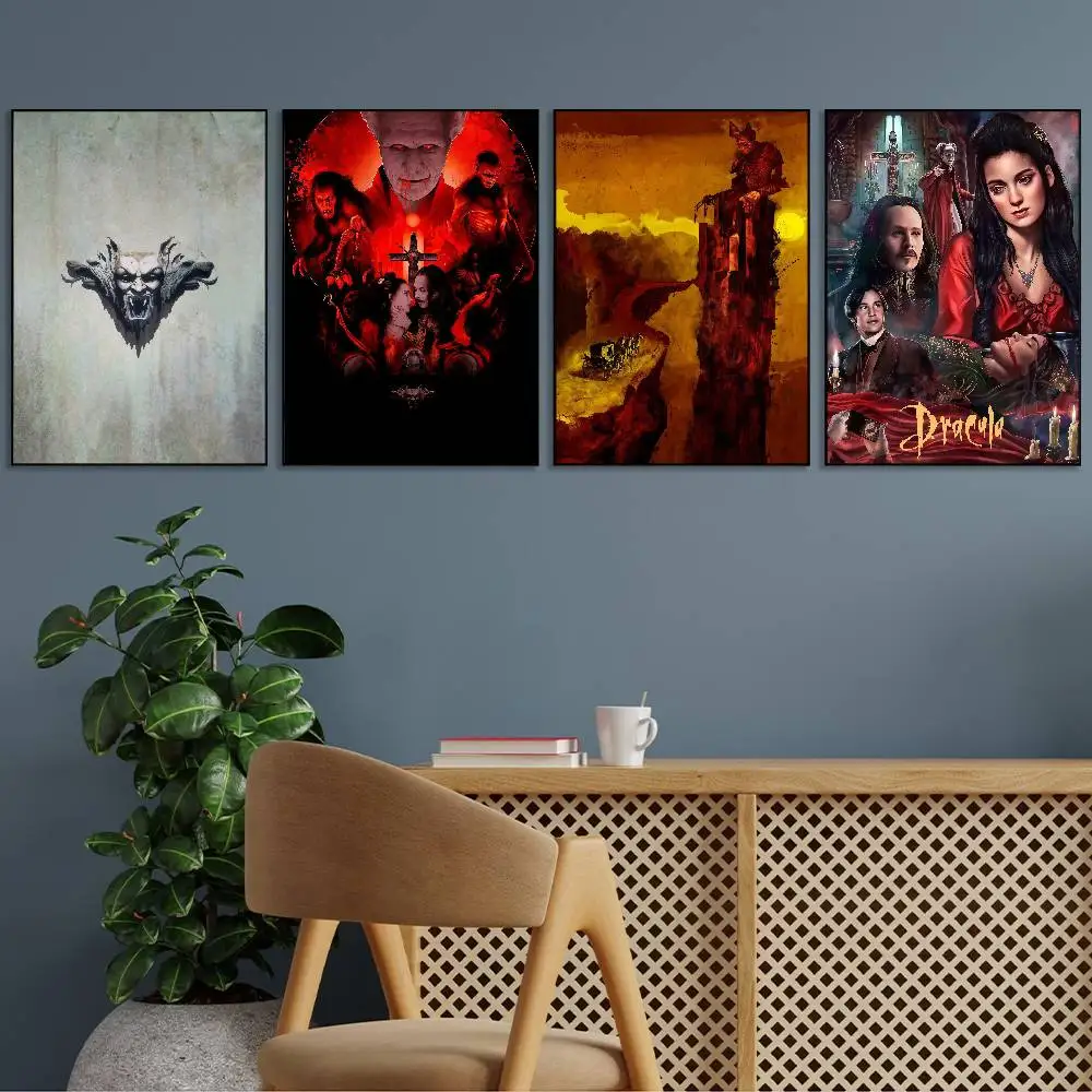 Vampire Movie Dracula 1992 Poster HD Paintings Self Adhesive Prints Waterproof Home Bedroom Living Room Decor Vintage Gift
