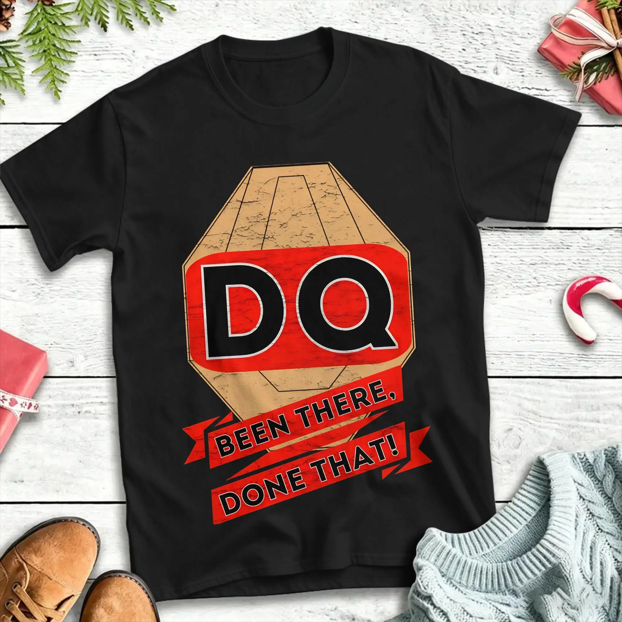 IPSC DQ - Been there, Done that T Shirts Men's  Pure Cotton Novelty T-Shirts Round Collar  Tees Short Sleeve Clothing Printed