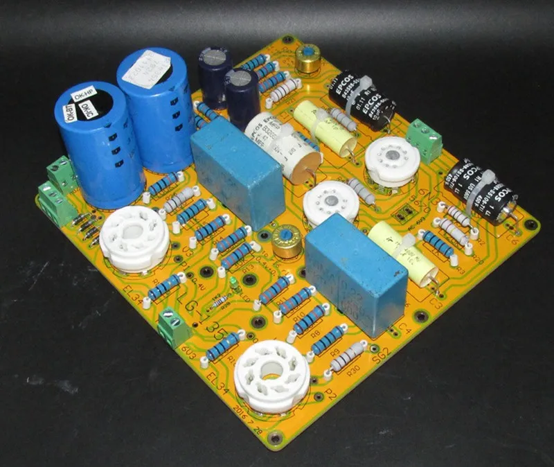 6 n3 6 n6 el34 Vakuum röhre ultra lineare Push-Pull-Schaltung 40w Mono-Audio verstärker platine