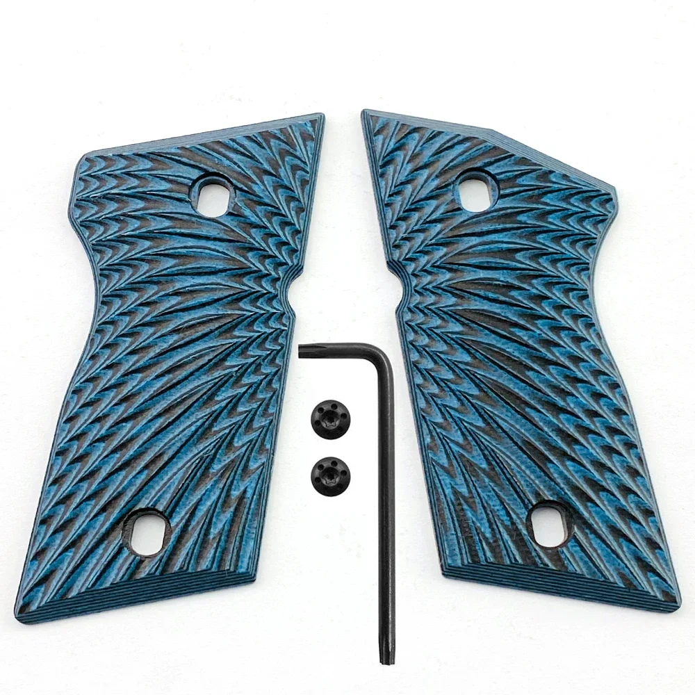 1 زوج G10 القبضات أمة الله الملمس عرقوب مع مسامير ل BRT 92fs القبضات كامل الحجم 92 fs m9 92a1 96a1 92 ملحقات الصيد