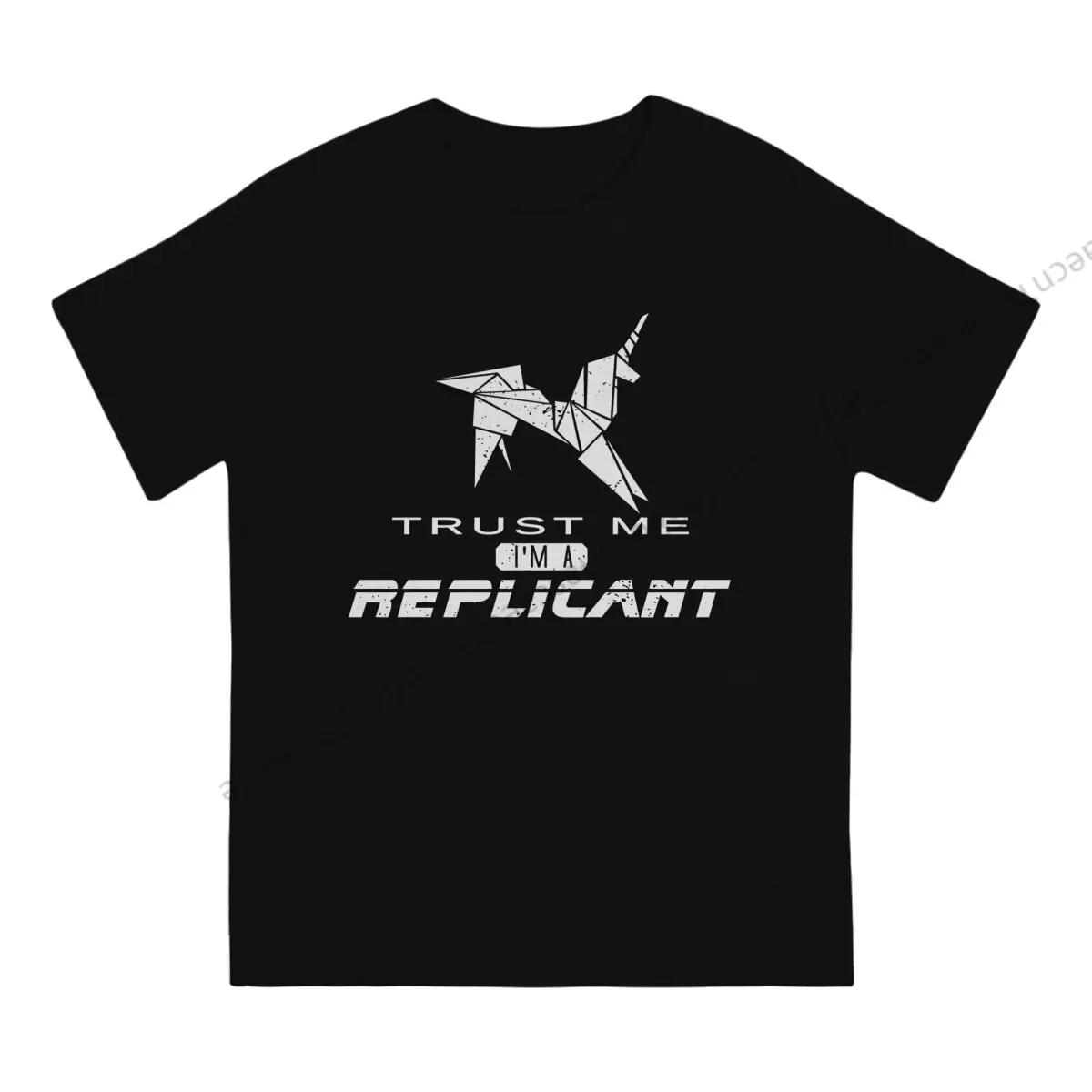 Blade Runner Trust Me I'm A Replicant T Shirt Homme Men's Tshirt Cotton Men Clothes