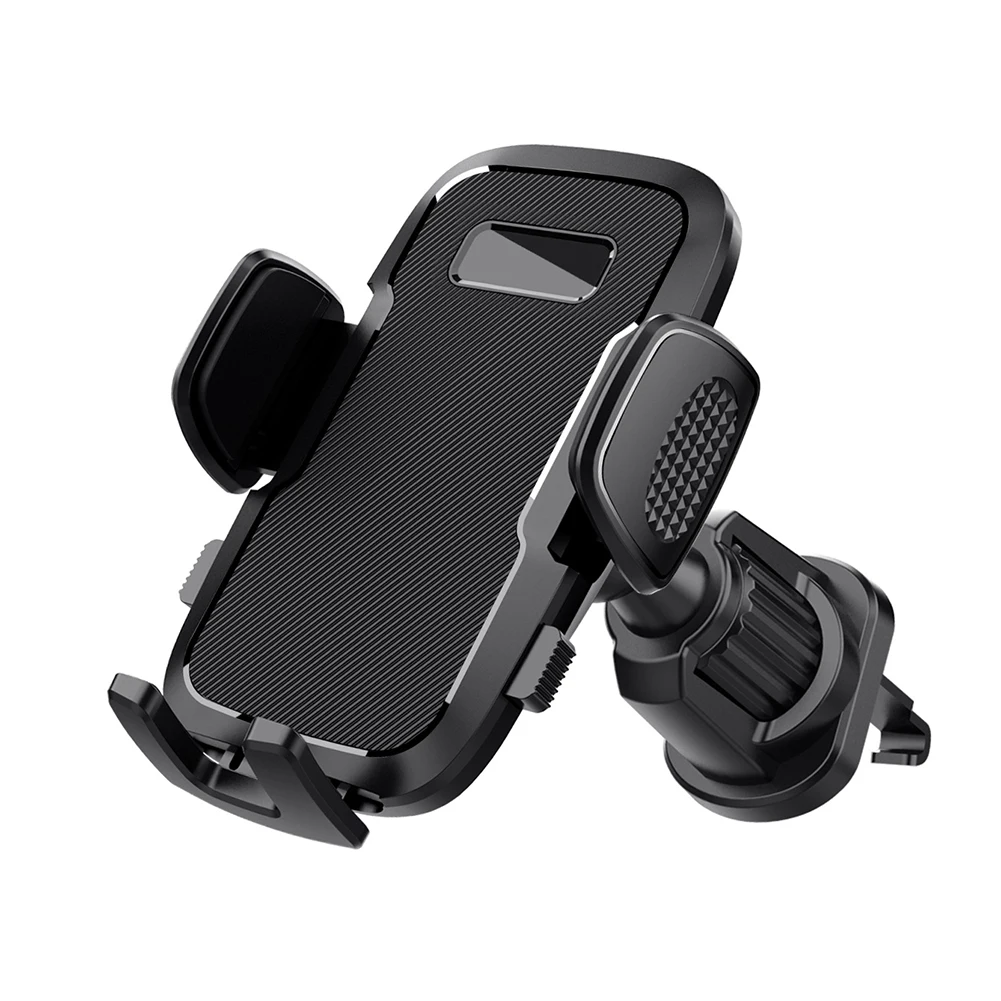 

For Car Use For Smartphone Phone Bracket Car Phone Holder Driving Safety Solution Black Adjustable Viewing Angle