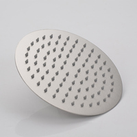 Bathroom Rain Shower Head Stainless Steel Brushed Bathroom Hardware Accessories Wall & Ceiling Mounted  Shower 8\