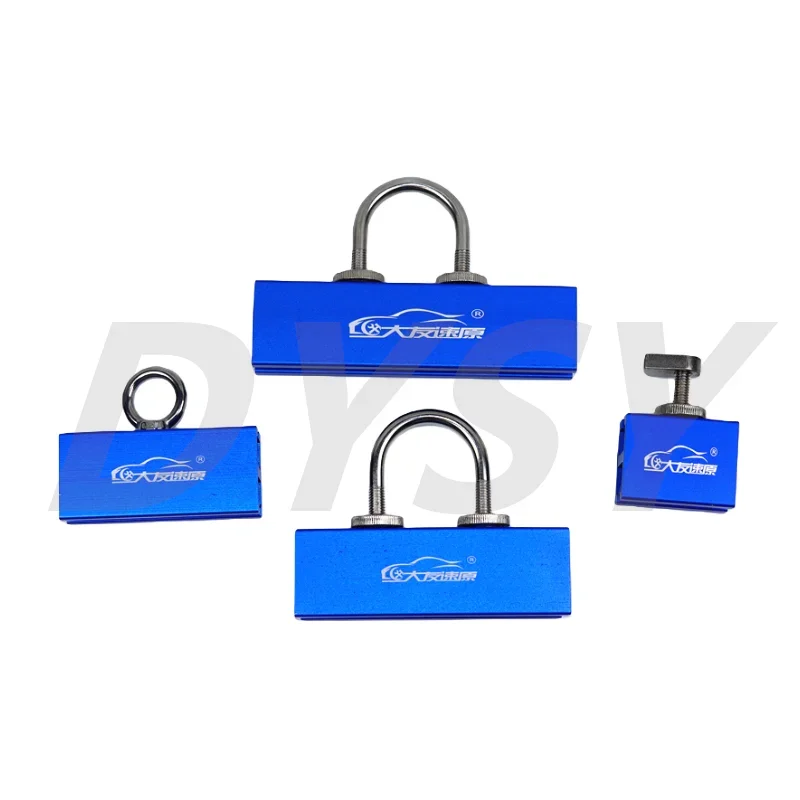 New Car Dent Repair Tool Aluminum Alloy Card Slot Double-Sided Dual-Use 4-Piece Kit