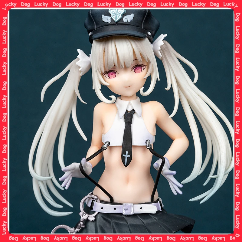 

23cm Pink Charm Angel Police Elle Sexy Anime Girl Figure Rurudo Tenshi Keisatsu Eru-Chan Action Figure Adult Model Doll Toy Gift