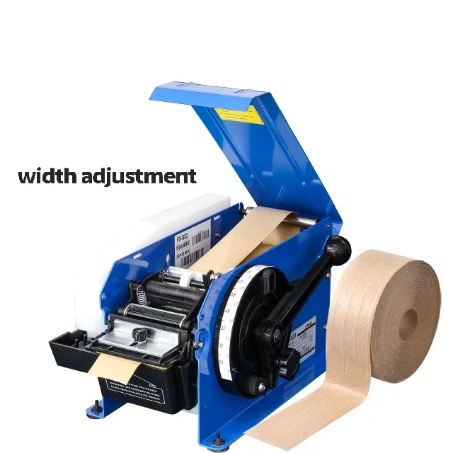 FX-800 Hualian Manual Wet Water Adhesive Kraft Paper Water Activated Gummed Paper Tape Dispenser