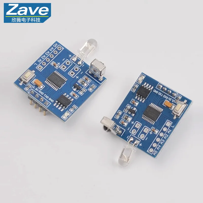 Infrared Learning Module, Waveform Copy, Infrared Transmission Encoding, MCU UART Control, Supports Air Conditioners - IR05T