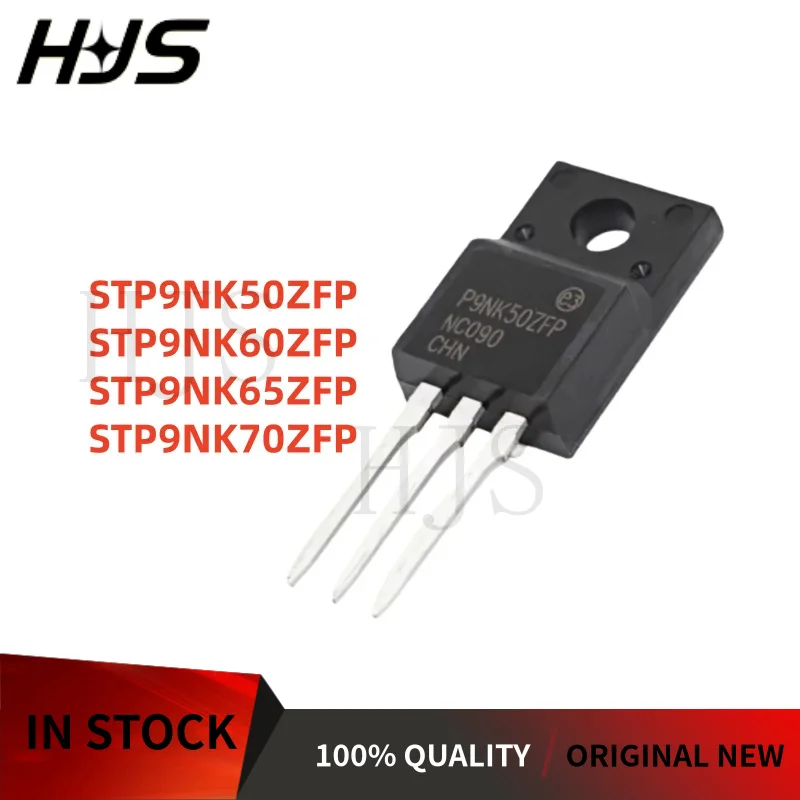 10PCS New STP9NK65ZFP STP9NK60ZFP STP9NK50ZFP STP9NK70ZFP P9NK65ZFP P9NK60ZFP P9NK50ZFP P9NK70ZFP TO-220F MOS tube