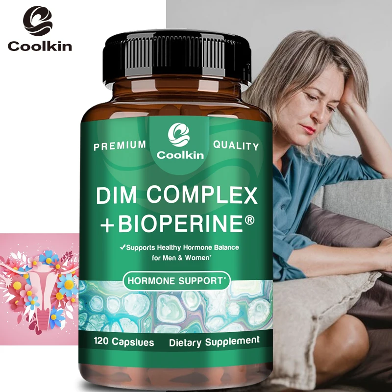 

DIM Complex + BIOPERINE Capsules - Supports Liver and Prostate Health, Improved Athletic Performance and Muscle Growth