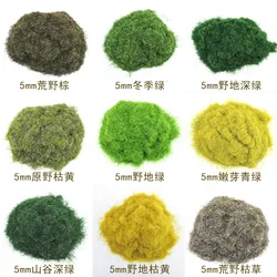 30G Simulation Turf Lawn DIY Materials 5MM Grass Powder Sand Table Model Landscape Outdoor Scene Layout