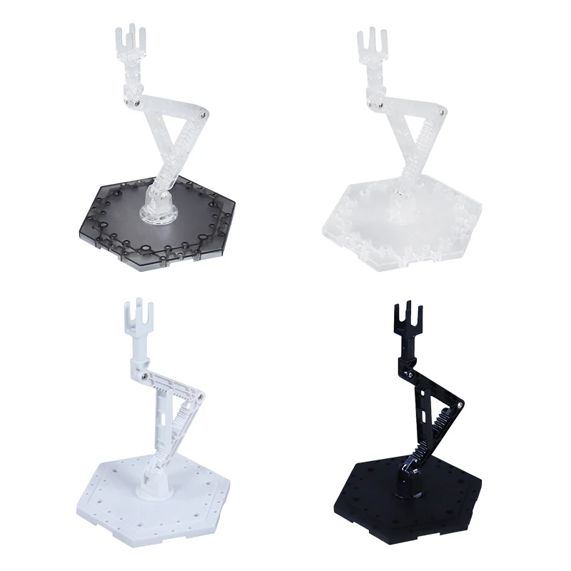 1 Juego de estante de exhibición para modelos HG BB RG 1/144. Ideal para soporte de exhibición y figuras de acción Gundam