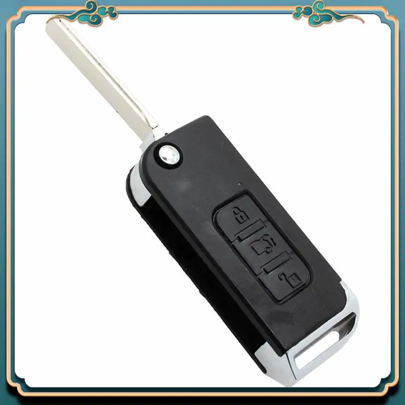 ABJG-접이식 원격 제어 키 케이스 Mahindra 자동차 키용 3버튼 접이식 원격 제어 키 케이스