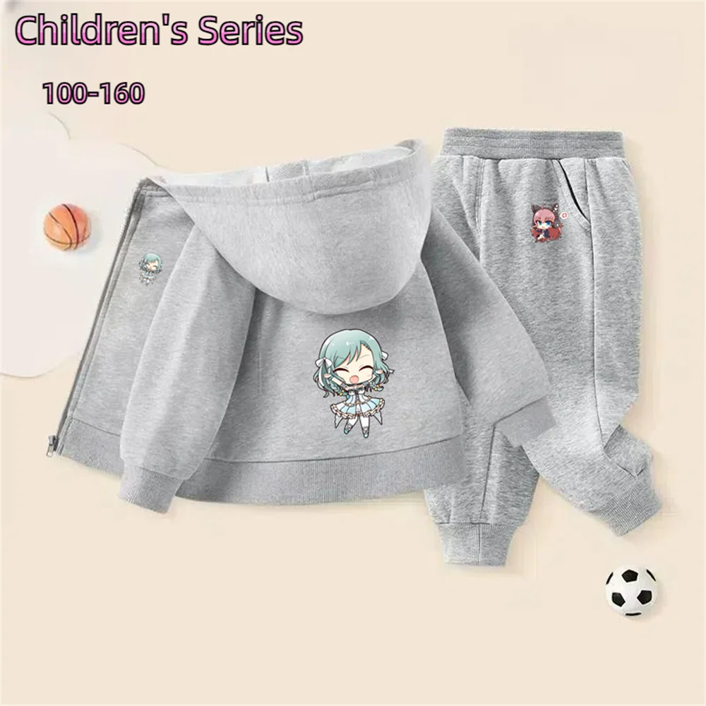 Cardigan Sweatshirt Children's Print Suit New Children's Casual Sweatshirt Children's Fashion All-match