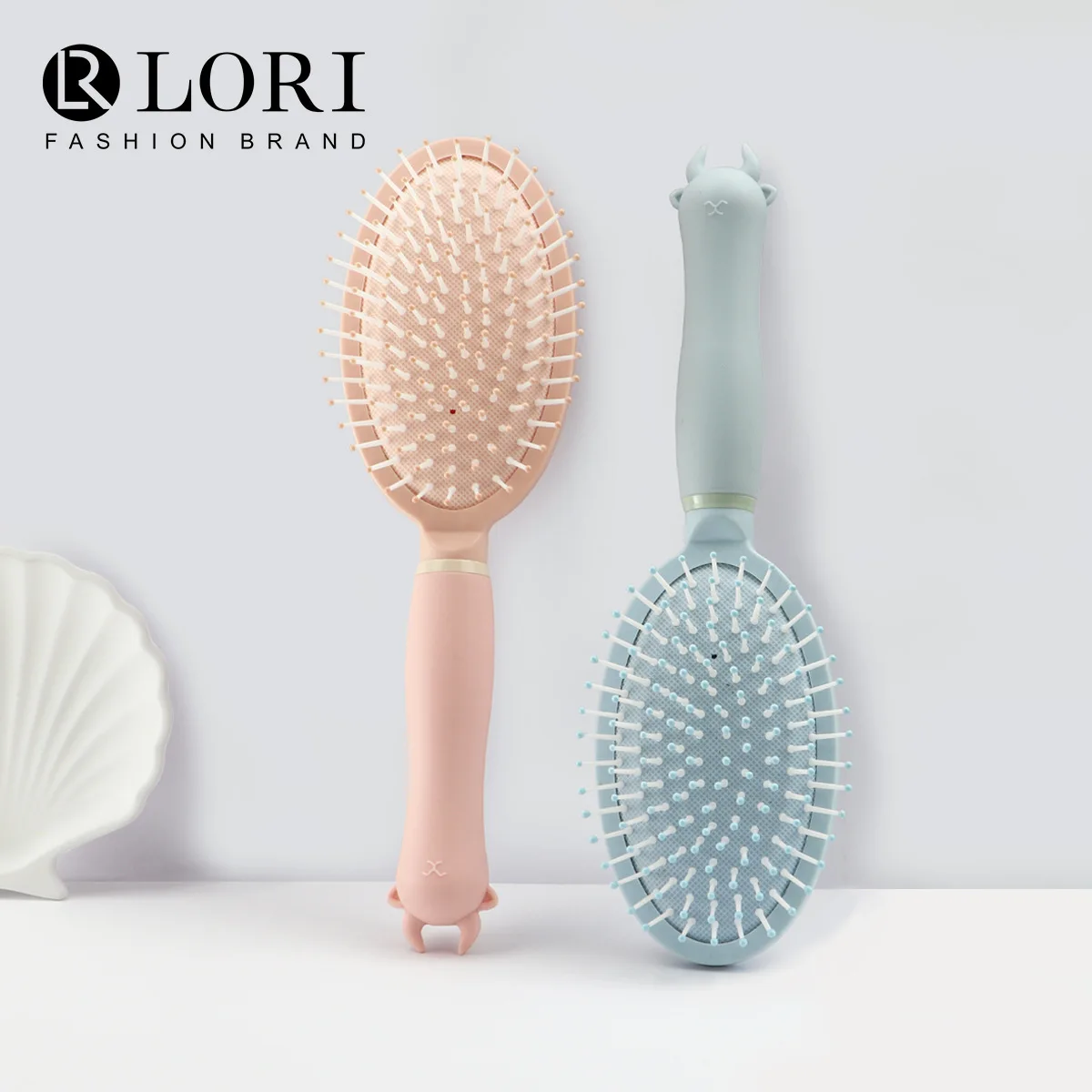 Oval shape air cushion comb cute cartoon handle airbag household hairdressing scalp massage comb