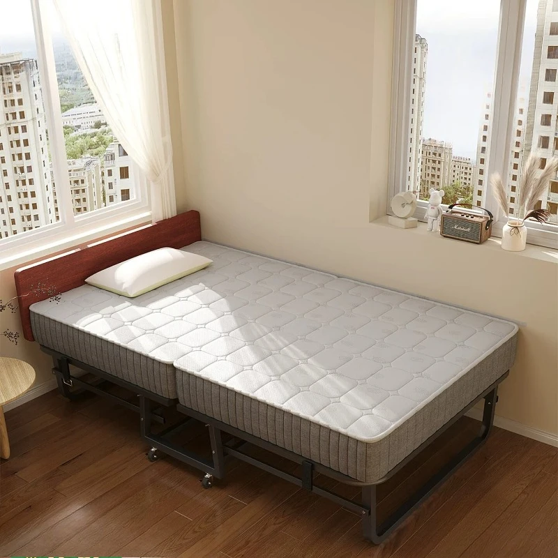 YJQ folding bed Family adult hotel 1.2 meters single bed Temporary escort double bed