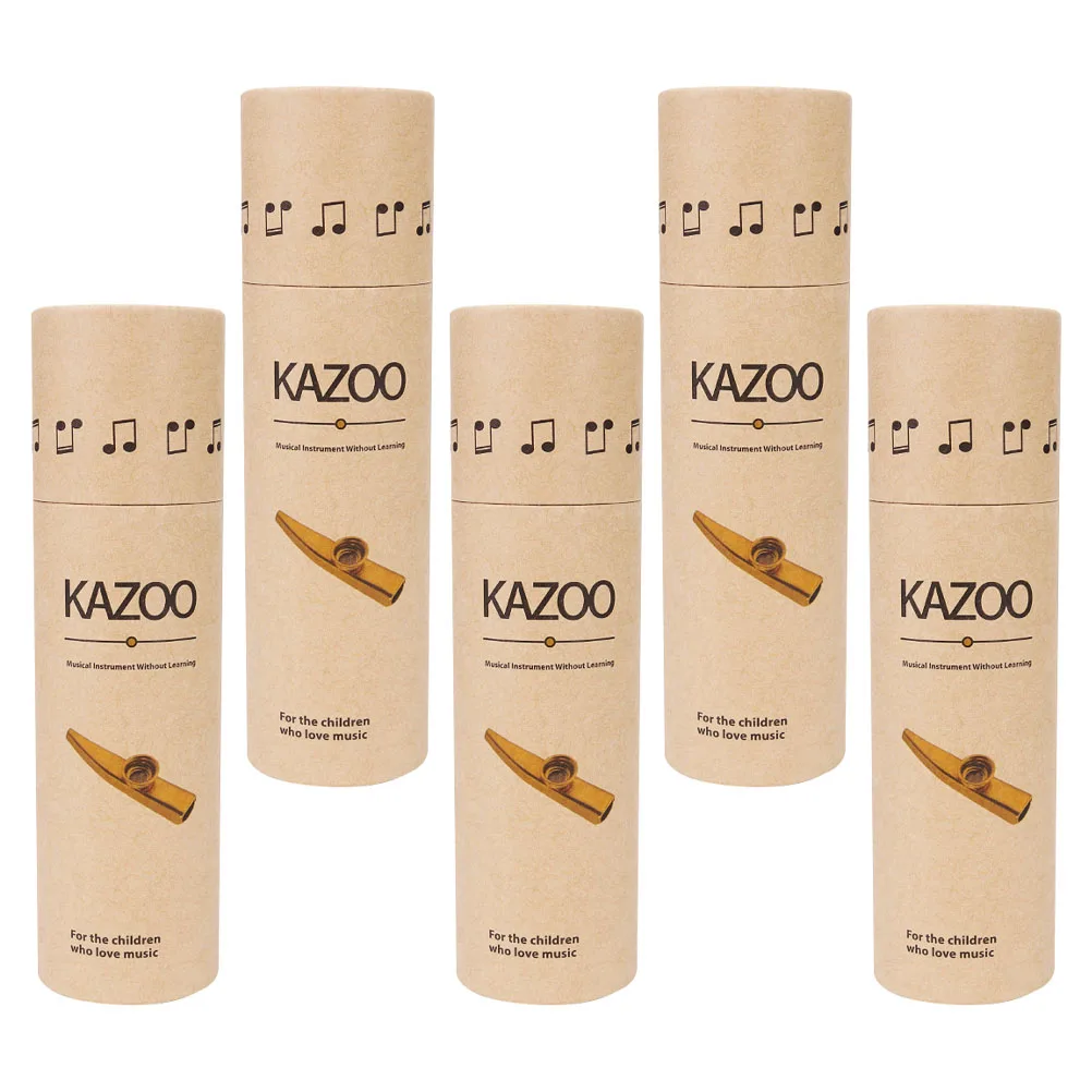 

5pcs Simple Kazoo Storage Box Protective Paper Instrument Container Durable Wind Instrument Carrying Case For Kazoo Accessories
