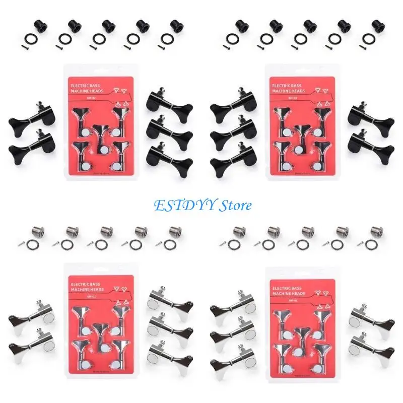 

G6DE 5Pieces Metal Guitar Tuning Machines Suitable for Professional Musicians Seeking Sound and Robust Construction