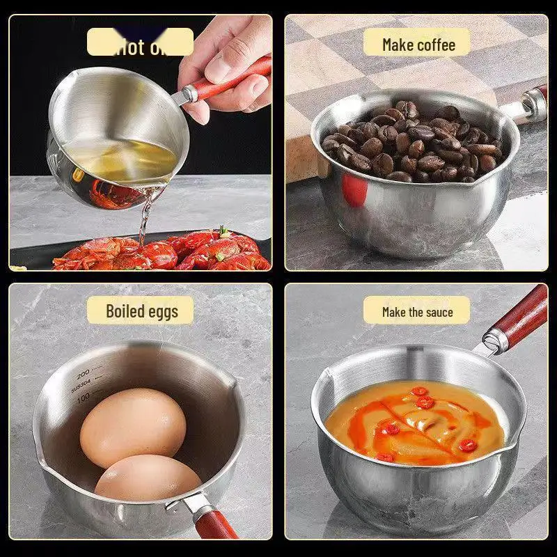German Extra-Thick 316 Stainless Steel Mini Oil Pouring Pot