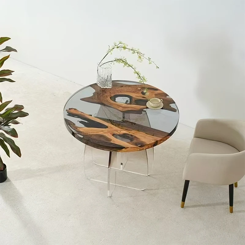 Made In China Customizable Epoxy Coastal Table River-like Design