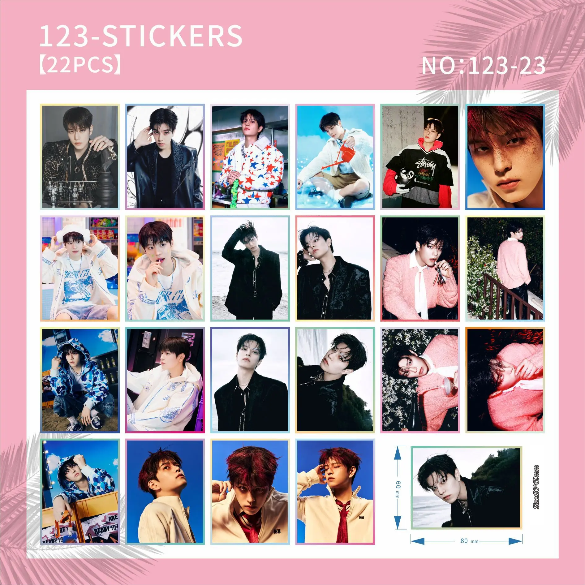 هدية السنة الجديدة ملصقات SKZOO الضالة للأطفال 22 ملصقات K-Pop عالية الوضوح ملصقات أمتعة مقاومة للماء ملصقات مربعة لـ Journa