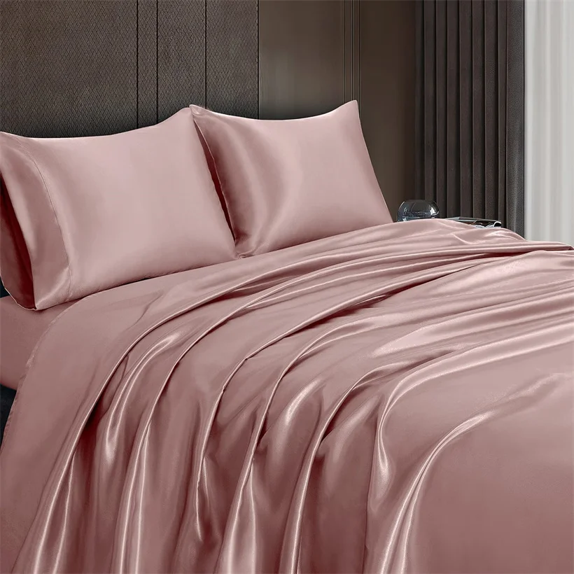 1pc Mulberry Silk Flat Bed Sheet Ultra Soft Comfortable Bedsheet Luxury Smooth Top Sheets Bed Linen 160/200/245/270cm Bed Cover