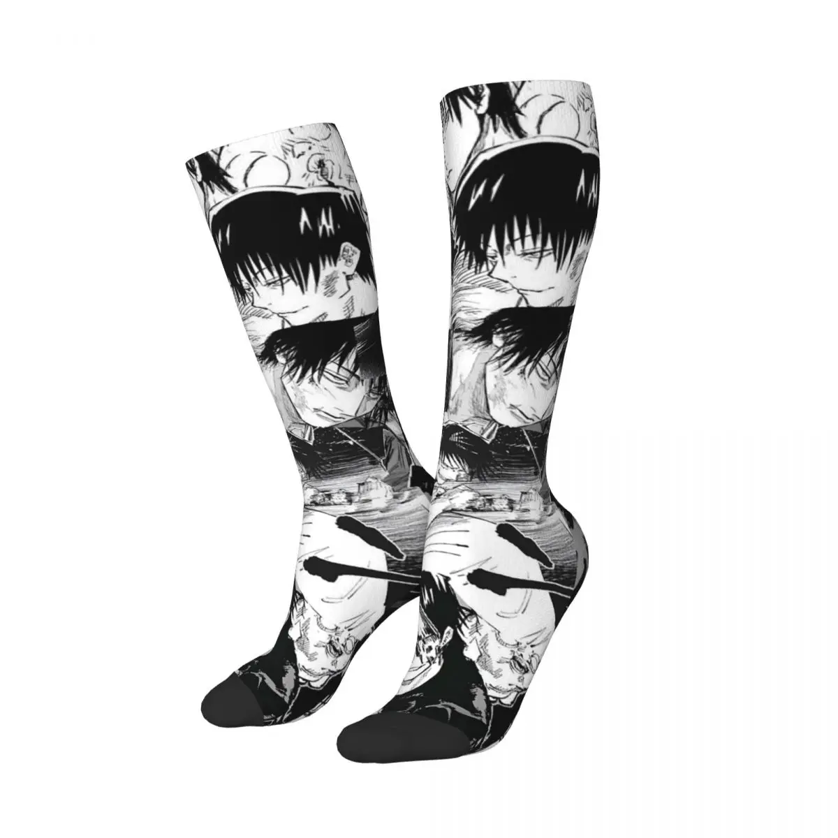 Tokyo Revengers Toji Fushiguro Socks Harajuku Stockings All Season Long Socks Accessories for Man Woman Birthday Present