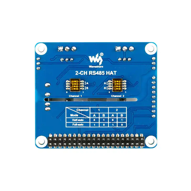 Módulo de placa de expansión RS485 aislado de doble canal Raspberry Pi integrado SC16IS752/SP3485