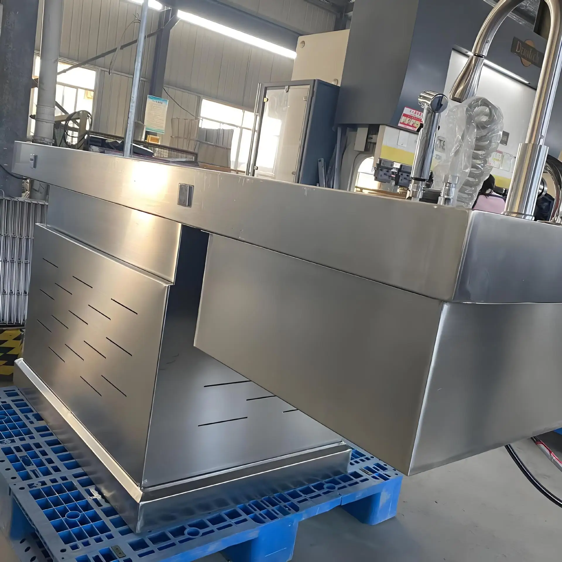 304 Stainless Steel Large Animal Dissection Table Laboratory Medical Stainless Steel Autopsy Table