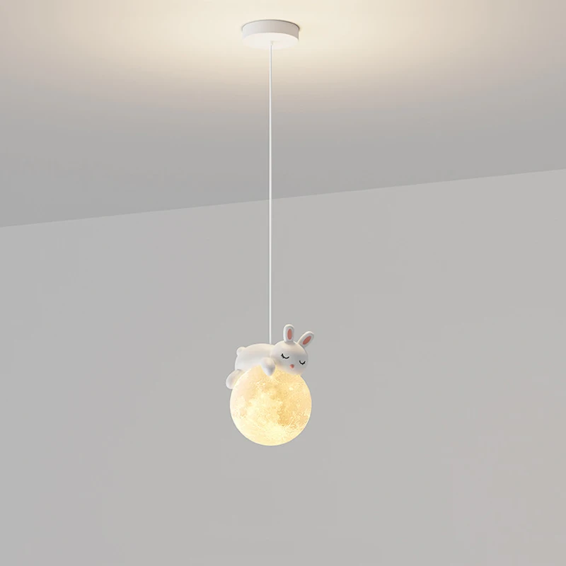 

Modern Bedside Bedroom Chandelier Light For Boys And Girls Children's Room Corridor Balcony Hanging Wire Light Study Lamp
