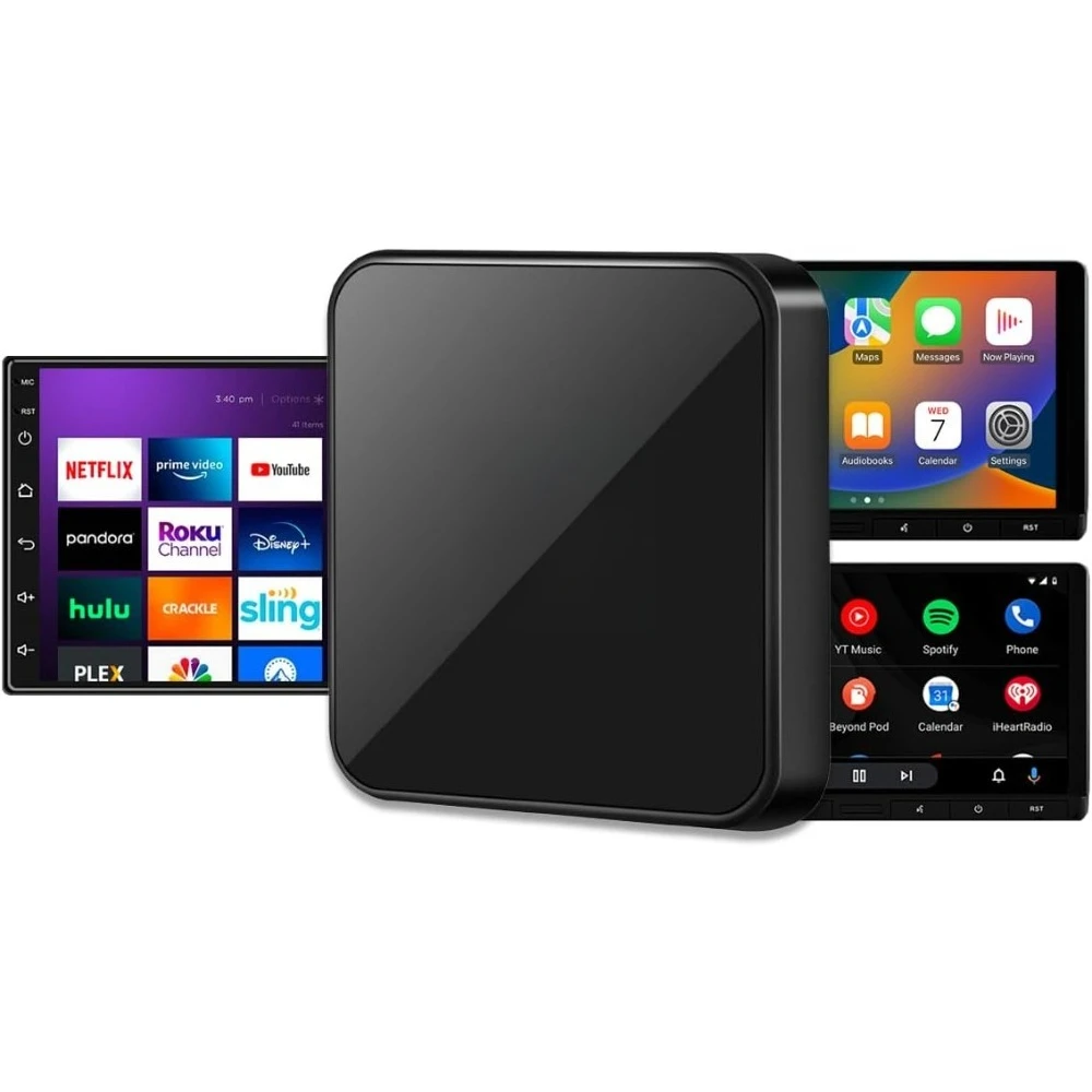 

Беспроводной адаптер CarPlay TV Stick для потоковой передачи Netflix YouTube на экране автомобиля