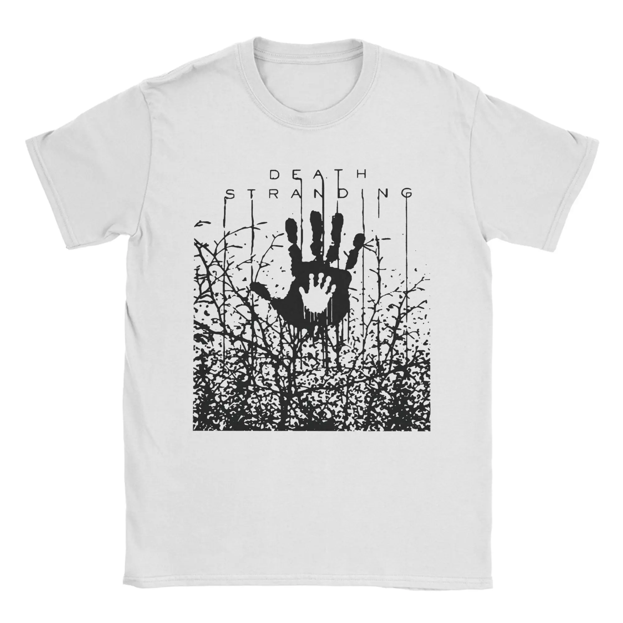 In the forest death art Death Stranding Gmae T-Shirt For Man Summer T-Shirts Fashion Tee Shirt Plus Size Clothes
