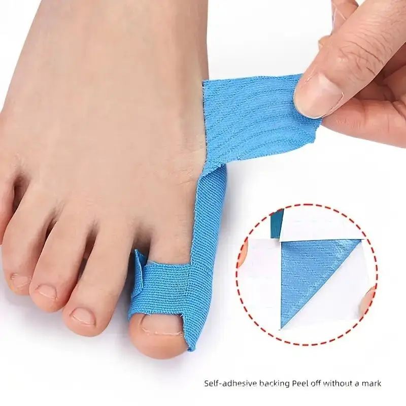 20 Stück Hallux-Valgus-Korrektoren Kinesiologie-Tape Großzehen-Separator Schmerzlinderung Athletische Fußpflege-Aufkleber – Detail 8