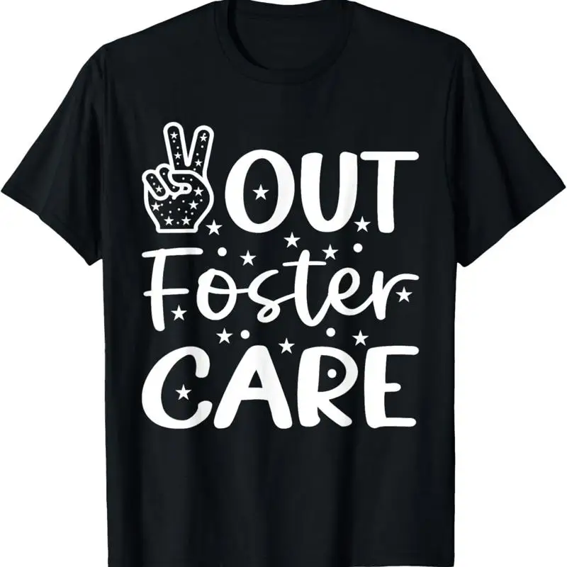 تي شيرت Peace Out Foster Care Adoption Gotcha Day