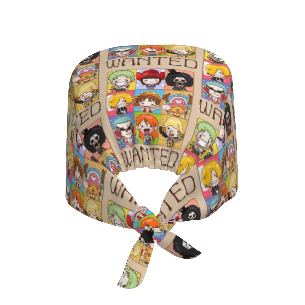 Cartoni animati personalizzati L-Luffyes Manga Scrubs Cap Cappelli chirurgici Donna Uomo Giappone Sala operatoria Berretto Operatore Cappelli Laboratorio Cappello da lavoro