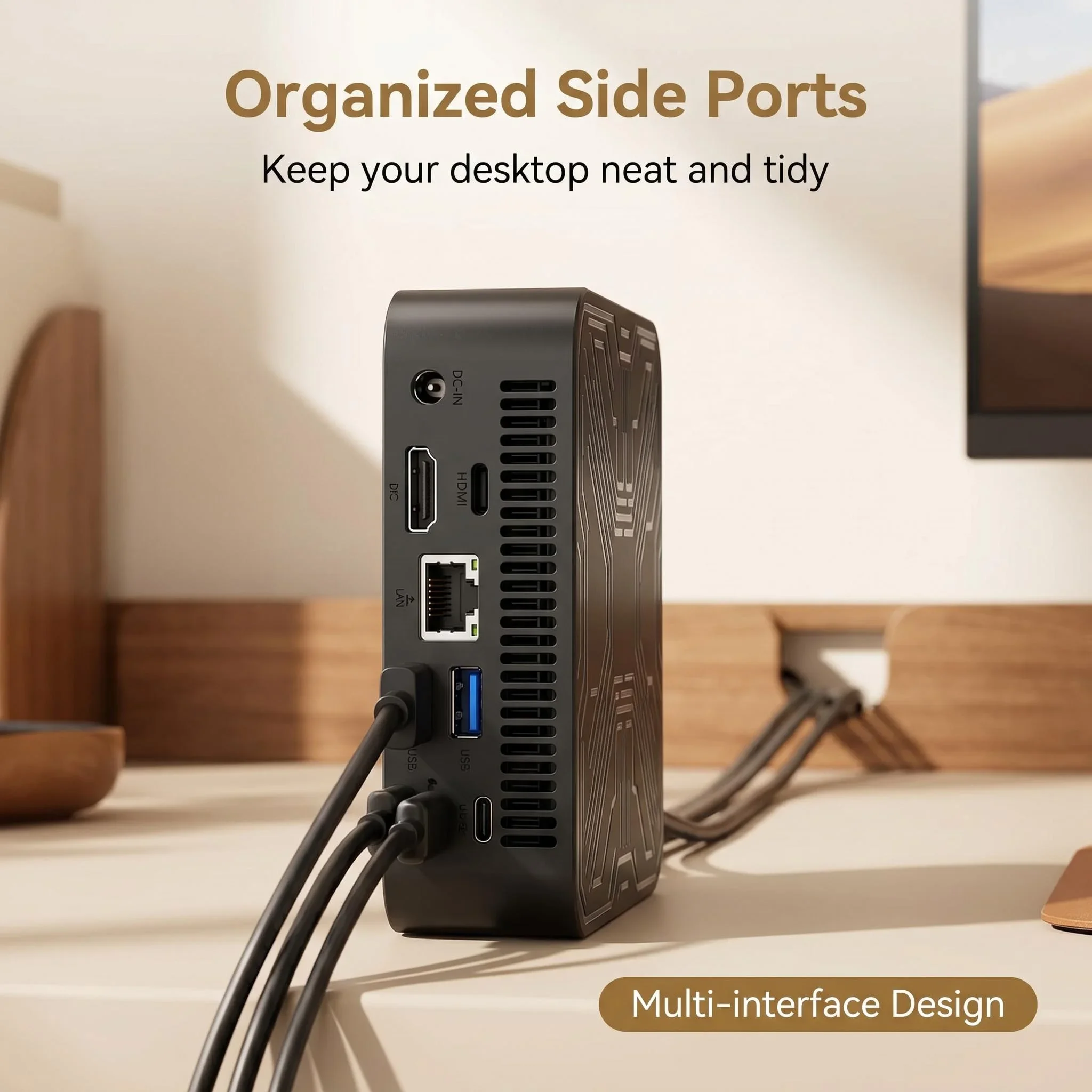 New Mini PC Computer Intel N95 Mini PC Gamer 16GB RAM 1TB 2TB SSD Portable Gaming PC HD WiFi6 BT5.2 Desktop Office Work