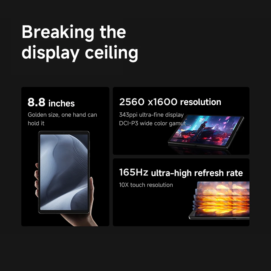 Lenovo Legion Y700 2025 Pad 3rd WiFi Snapdragon 8 8.8 بوصة 2560x1600 165 هرتز شاشة LCD للألعاب 256 جيجابايت 512 جيجابايت أندرويد 14