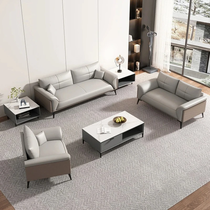 

White Simple Nordic Sofa Unique Soft Two Seater Wood Puffs Living Room Sofas Recliner Modern Reading Cadeira Furniture Couch