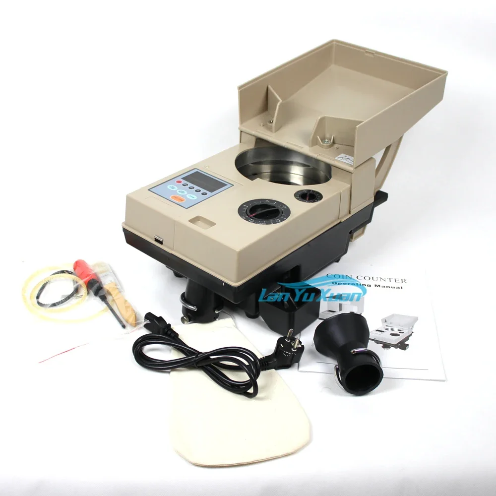 

Счетчики монет Maquina para Contar Monedas CS-200 Высокоскоростной сортировщик USD Euro s Подсчет для банка