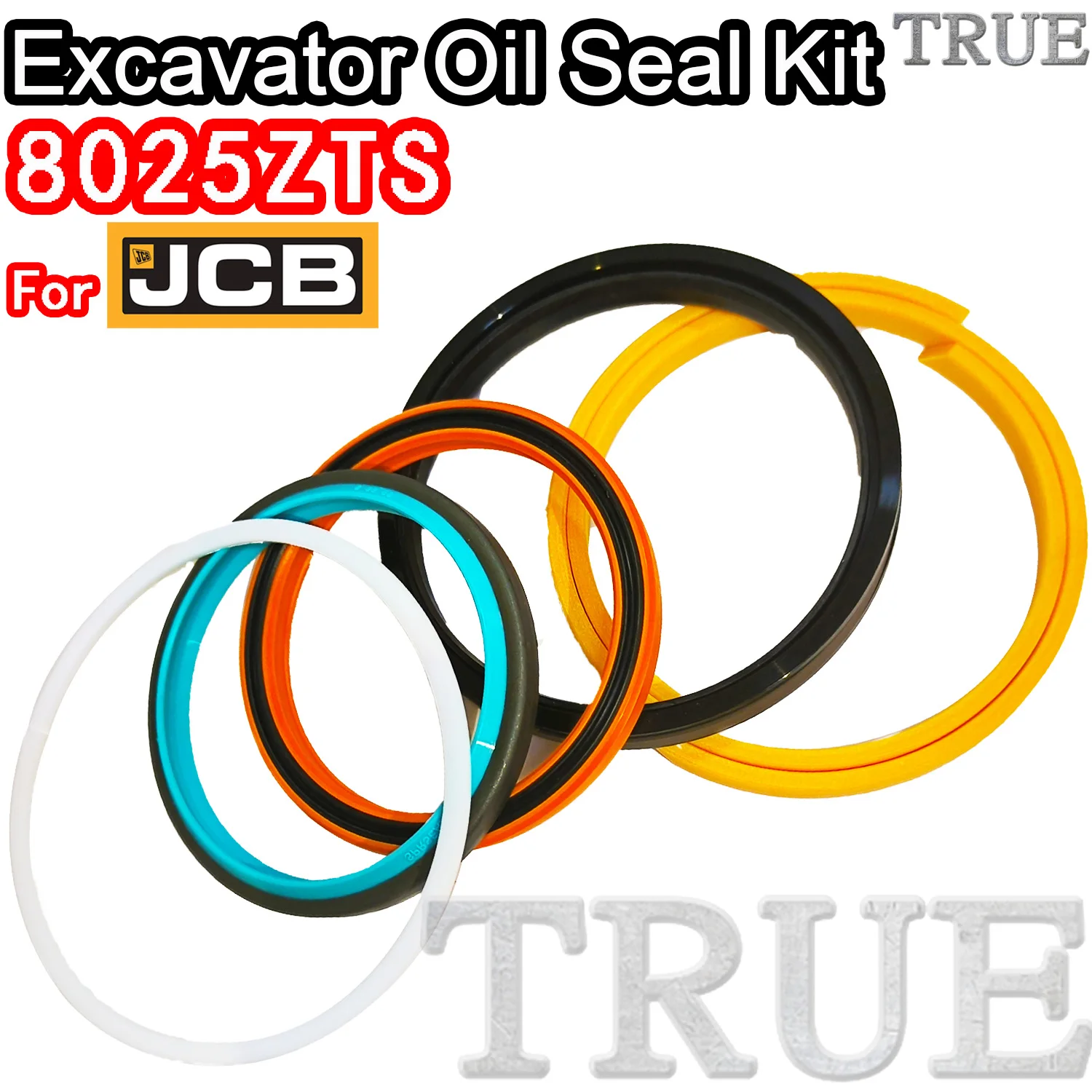 For 8025ZTS JCB Oil Seal Excavator Repair Kit MOTOR Piston Rod Shaft Replacement Dust Bushing FKM High Quality Control Blade