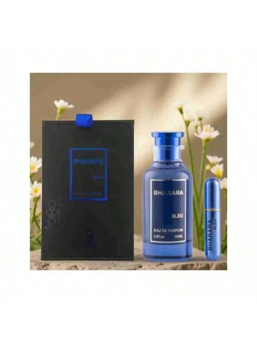 Bharara Double Bleu Pour Homme Edp Spray 100 مل (3.4 أونصة) من Bharara | الروائح المذكرية طازجة وطازجة ومائية تدوم طويلاً. #4
