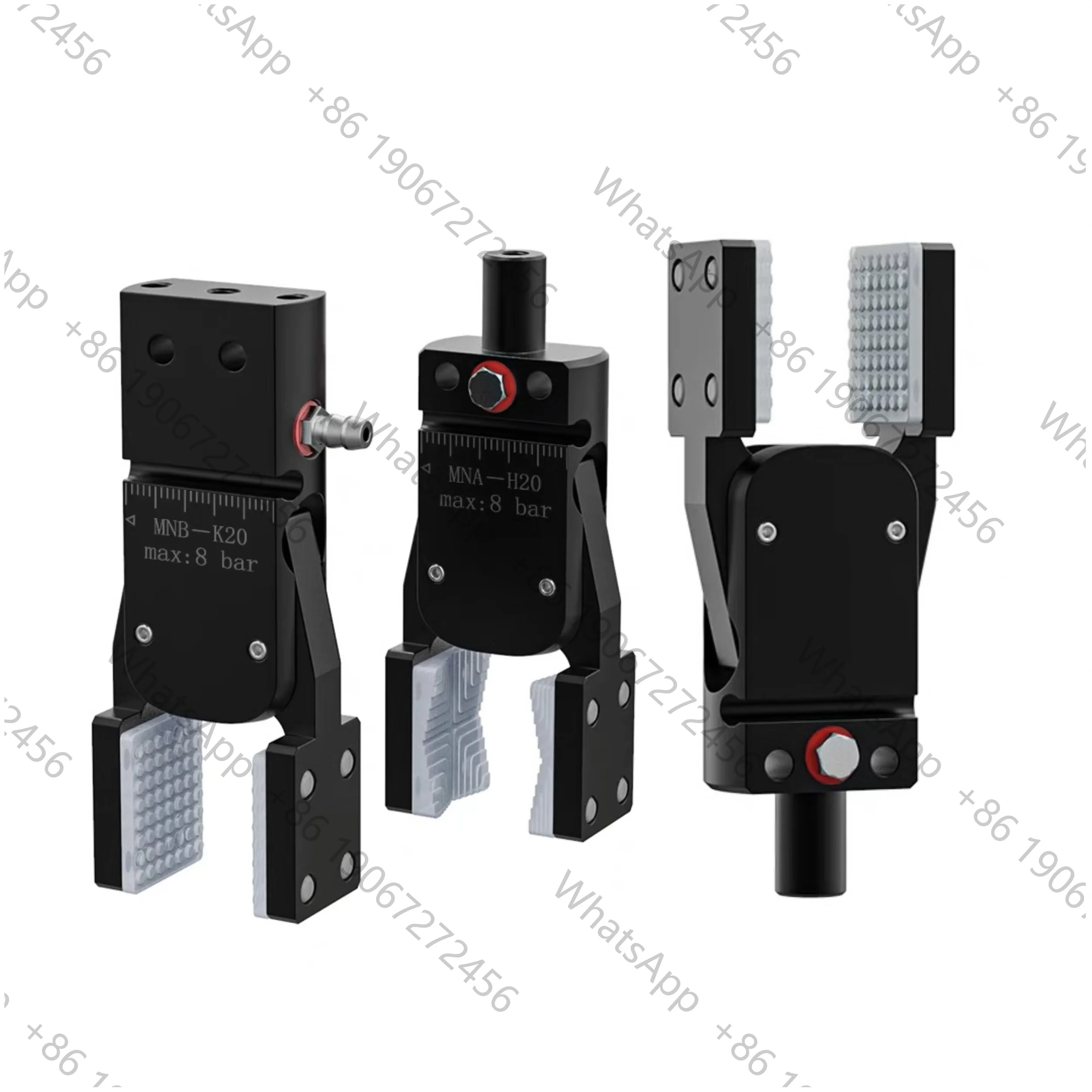MINIA With Sensor Flat patch and Wide open grab  Air Cylinder Robotic Pneumatic Mini Robot Gripper Clamp