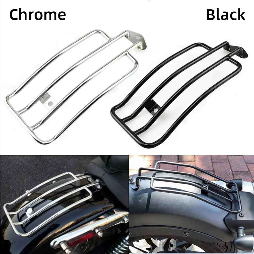 

Motorcycle Rear Fender Rack Solo Seat Luggage Rack Support For Harley Sportster XL 883 1200 XR Custom 1985-2003 Luggage Shelf