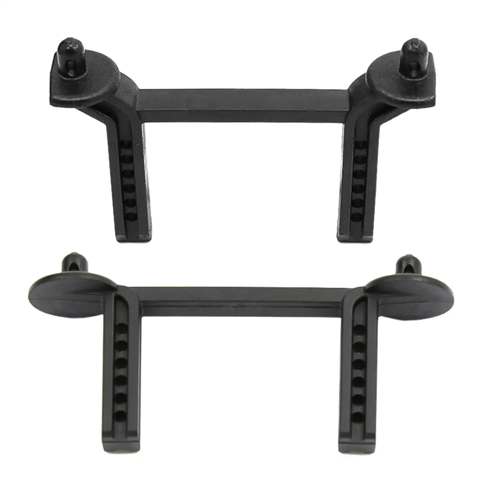 Black PP Body Post Mounts for 1/10 RC Car Truck Crawler Shell Holder Upgrade Spare Parts DIY Kit 2
