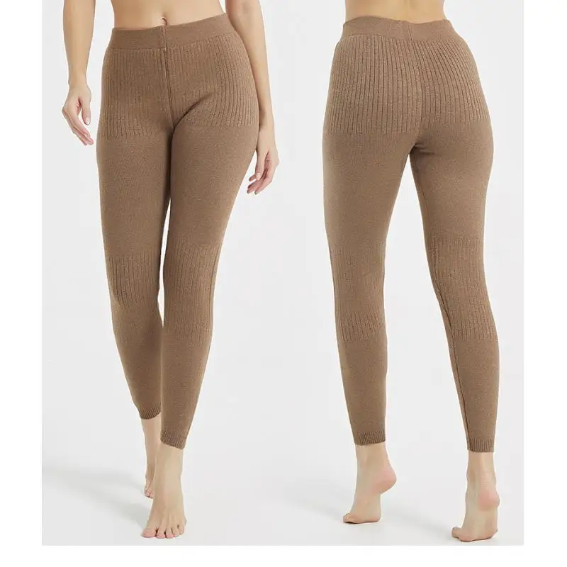 

40-85kg Women Plus Size Leggings Sheep Wool Pants Winter Thickened Pure Cashmere Base aged Elderly High Waist Warm Comfortable