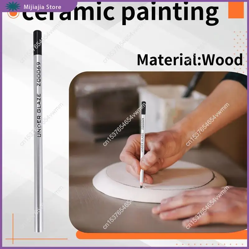 أقلام الرصاص المزججة السوداء، أقلام الرصاص المزججة لفرق الفخار، قلم التزجيج الدقيق لبيع الفخار