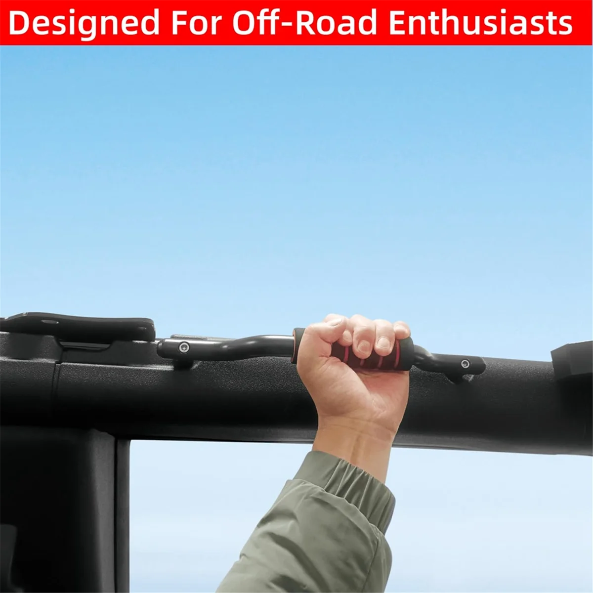 Barre de Roulis Avant en Alliage d'Aluminium, Accessoire d'NikNoir pour Ford Bronco 2021 2022 2023