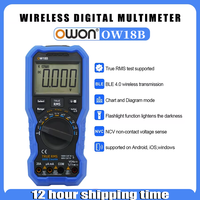 OWON OW18B/OW18E 4 1/2 20000 True RMS Intelligent Digital Multimeter Wireless NCV DC AC Multimeter Temperature Meter Voltmeter