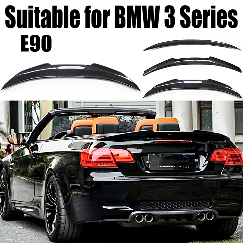 Do BMW 3 serii E93 2006-2013 M4 PSM MP części modyfikacja samochodu z włókna węglowego, pokrywa bagażnika spoiler